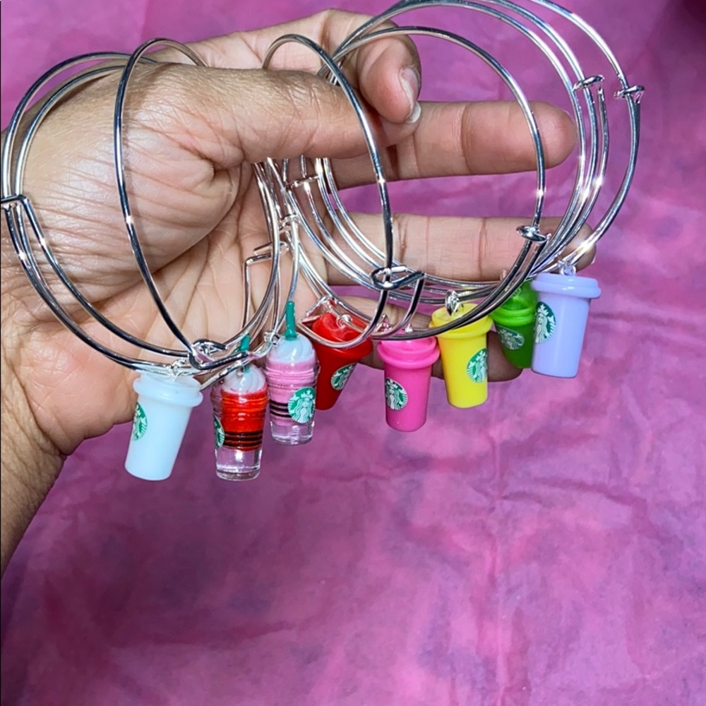 Super Cute Starbucks inspired Charm Bracelets